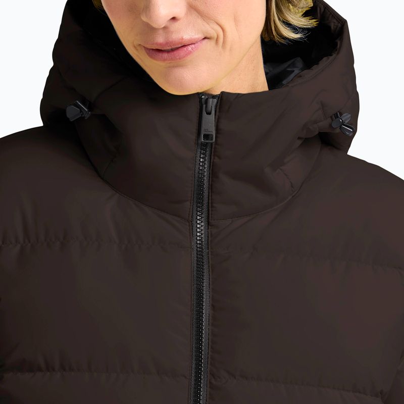 Płaszcz puchowy damski Jack Wolfskin Frozen Palace peat 6