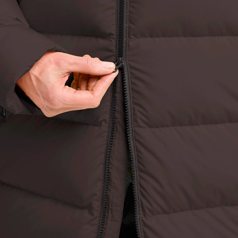 Płaszcz puchowy damski Jack Wolfskin Frozen Palace peat 8