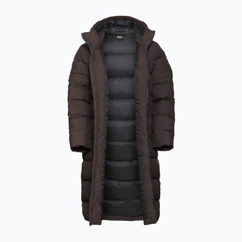 Płaszcz puchowy damski Jack Wolfskin Frozen Palace peat 11