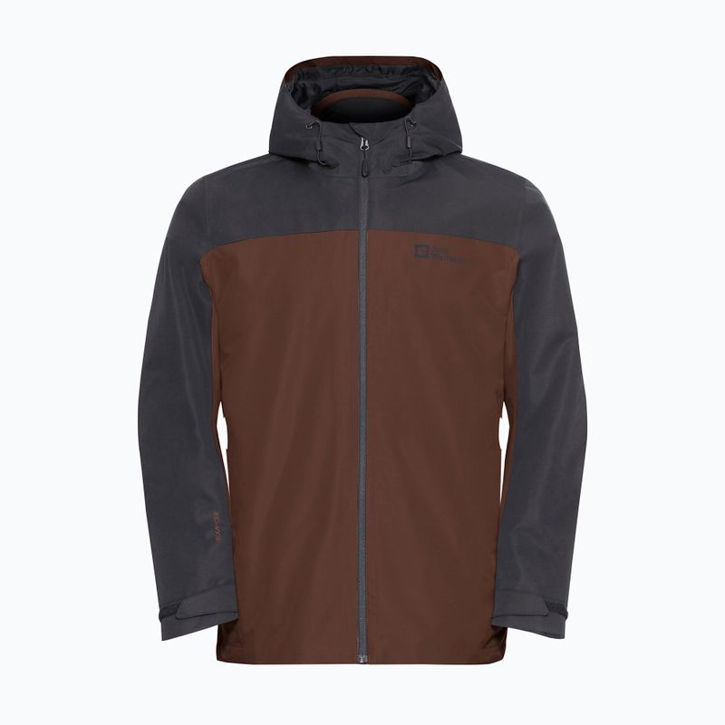 Kurtka 3w1 męska Jack Wolfskin Taubenberg 3In1 hot choc 10