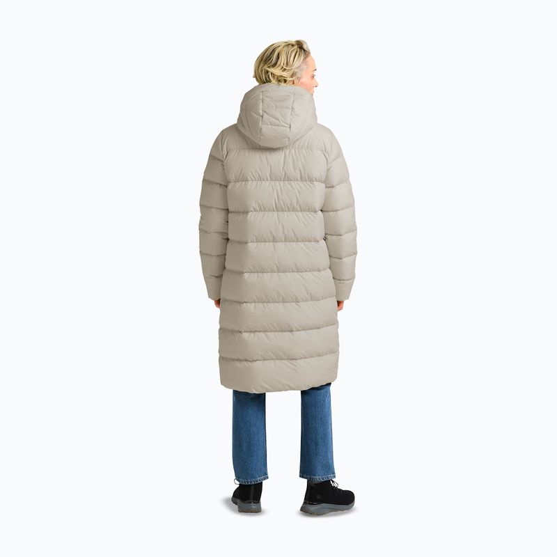 Płaszcz puchowy damski Jack Wolfskin Frozen Palace pale sand 3