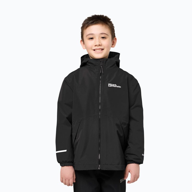 Kurtka 3w1 dziecięca Jack Wolfskin Iceland 3IN1 black 12