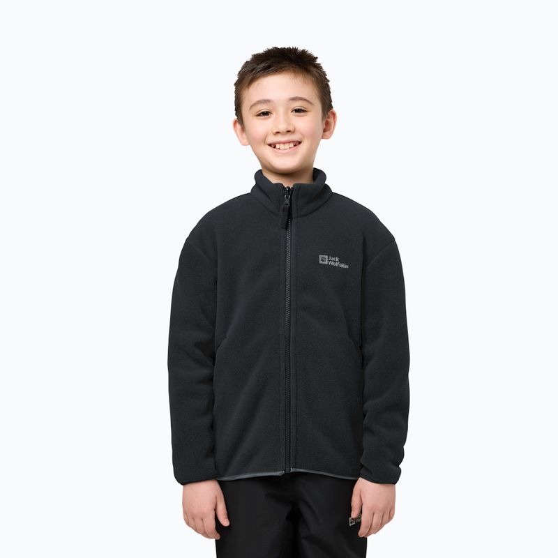 Kurtka 3w1 dziecięca Jack Wolfskin Iceland 3IN1 black 14