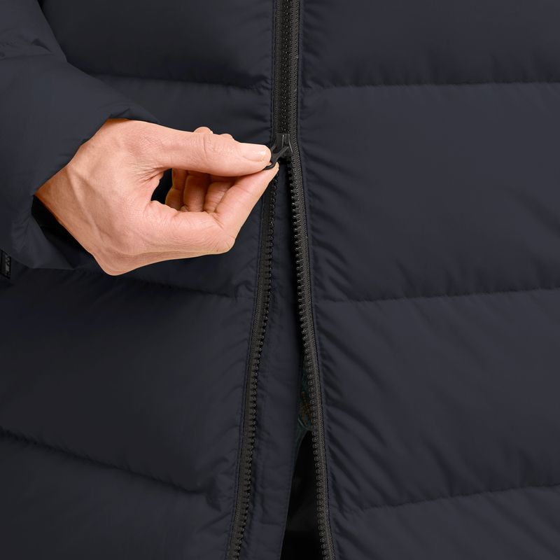 Płaszcz puchowy damski Jack Wolfskin Frozen Palace Coat dark navy 7