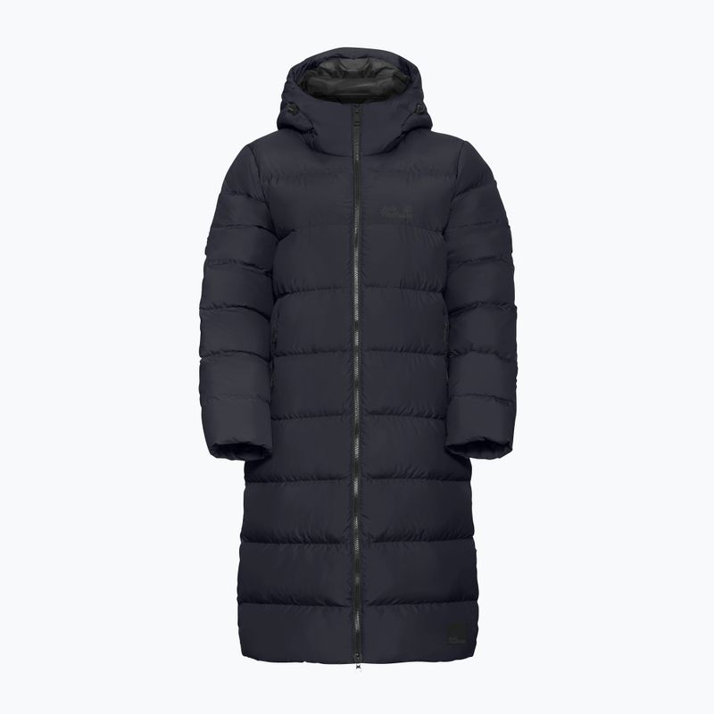 Płaszcz puchowy damski Jack Wolfskin Frozen Palace Coat dark navy 9
