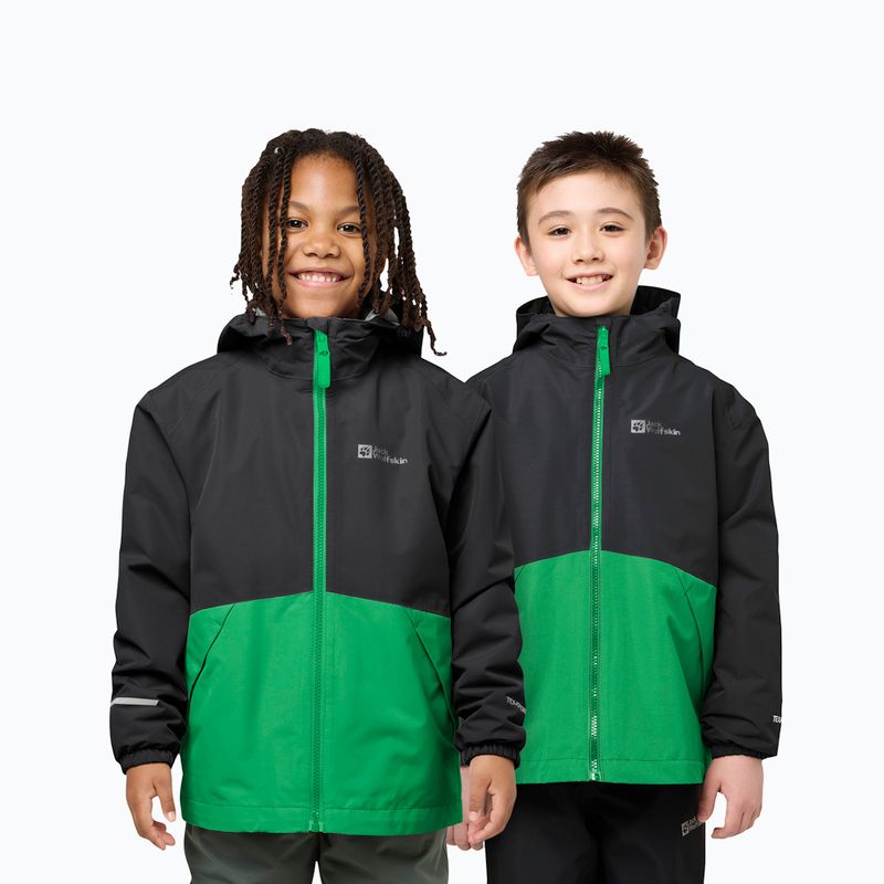 Kurtka 3w1 dziecięca Jack Wolfskin Iceland 3IN1 mystic geen 7