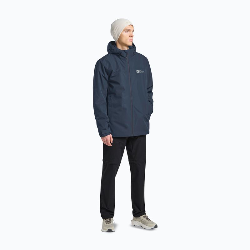 Kurtka 3w1 męska Jack Wolfskin Taubenberg 3In1 midnight sky 2