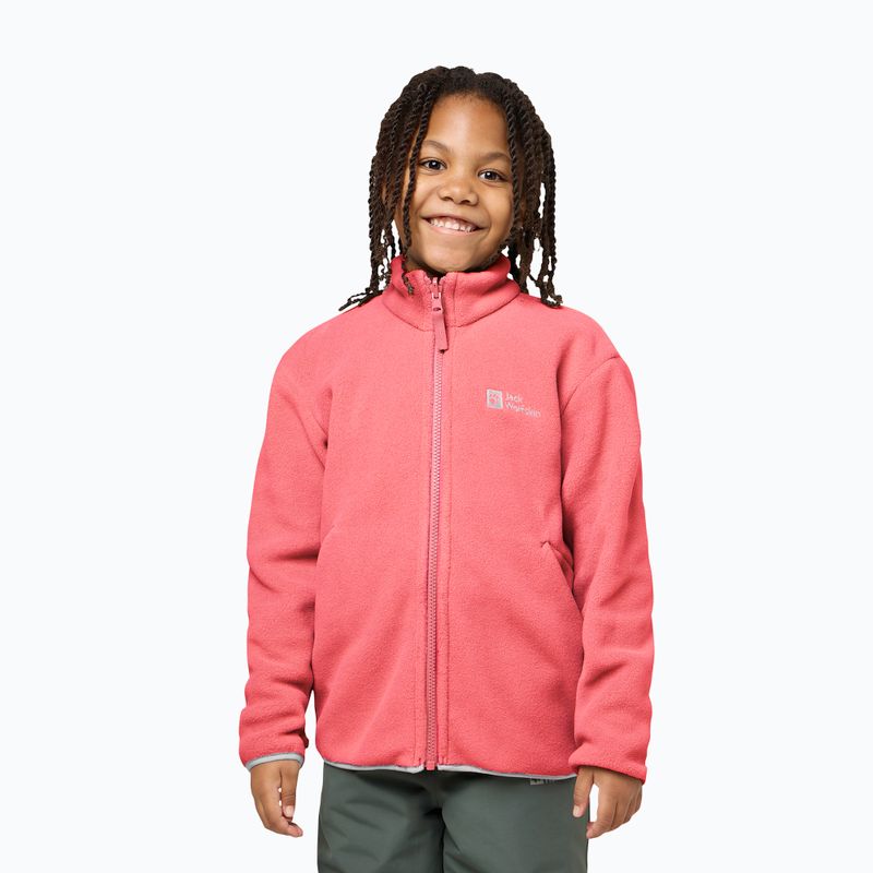 Kurtka 3w1 dziecięca Jack Wolfskin Iceland 3IN1 sunset coral 10
