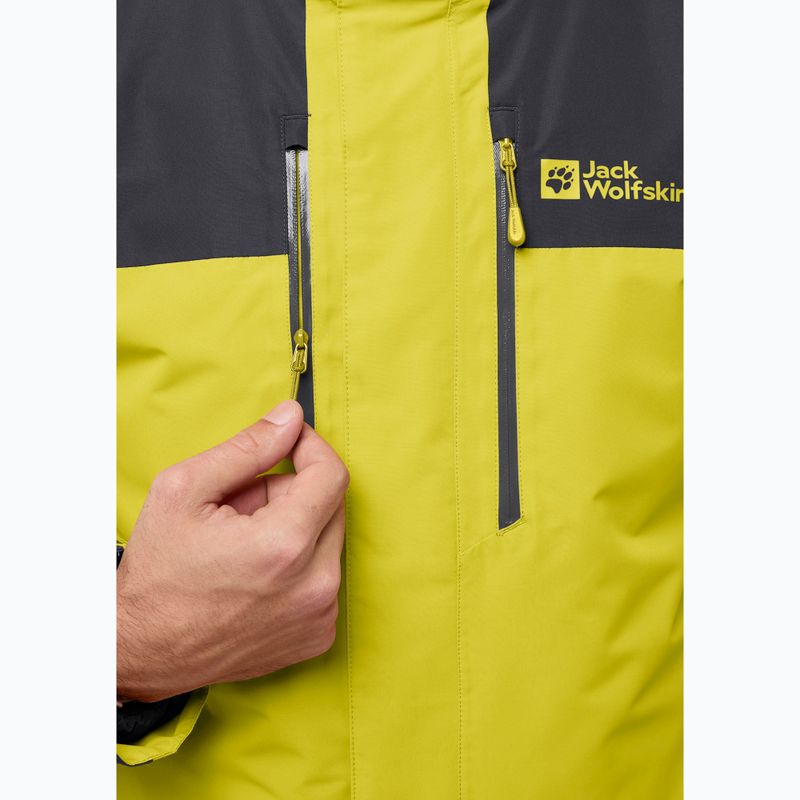 Kurtka 3w1 męska Jack Wolfskin Jasper 3In1 chartreuse 14