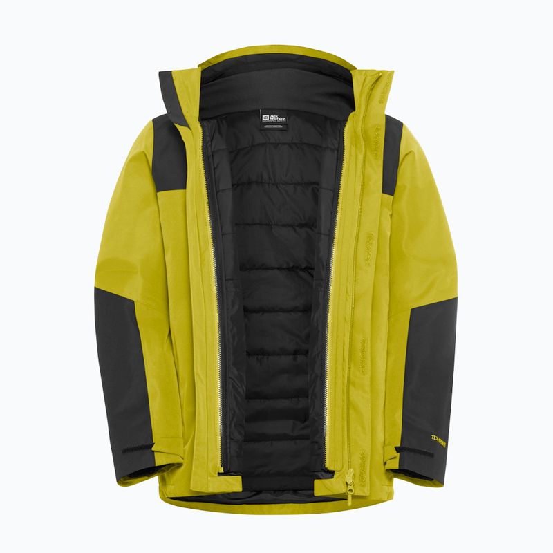 Kurtka 3w1 męska Jack Wolfskin Jasper 3In1 chartreuse 21