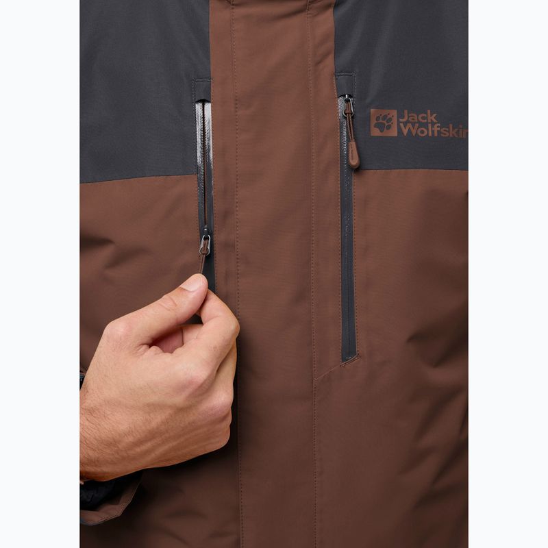 Kurtka 3w1 męska Jack Wolfskin Jasper 3In1 hot choc 14