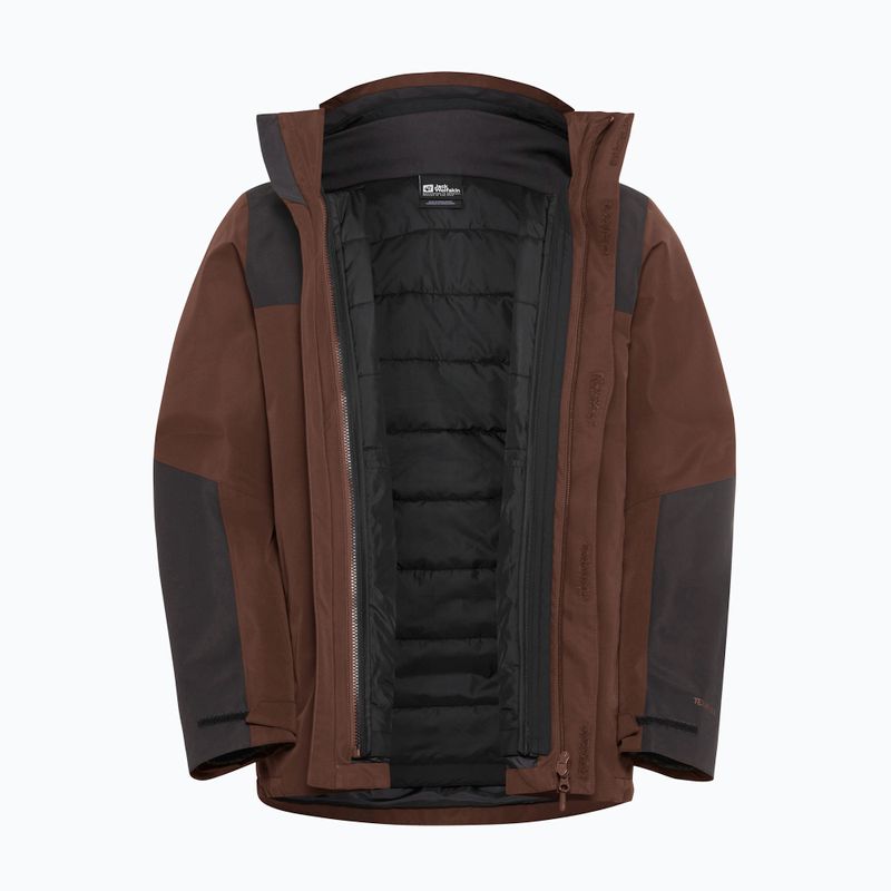 Kurtka 3w1 męska Jack Wolfskin Jasper 3In1 hot choc 22