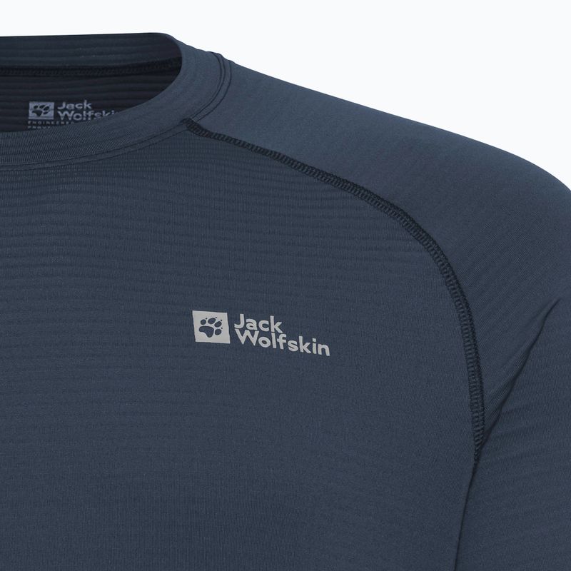 Longsleeve termoaktywny męski Jack Wolfskin Infinite Warm midnight sky 5