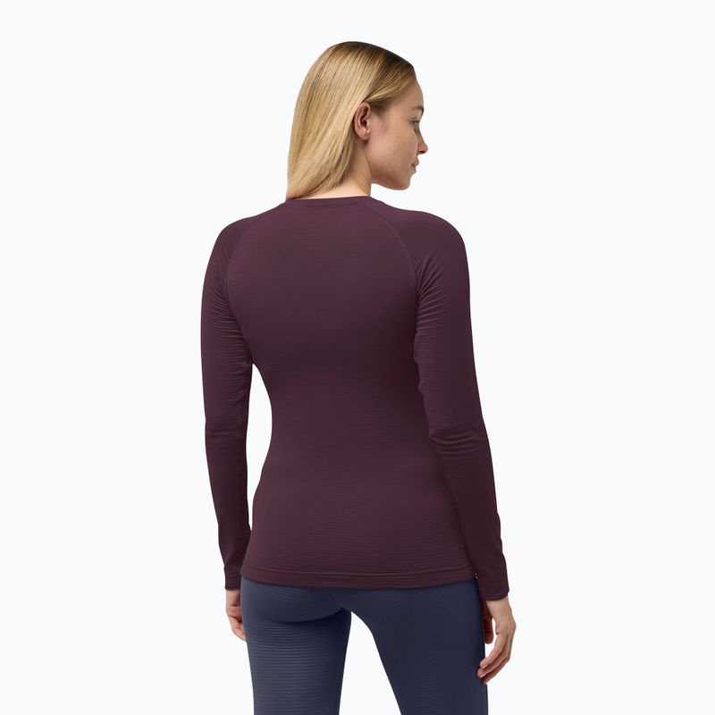 Bluza termoaktywna damska Jack Wolfskin Infinite Warm amaranth 2