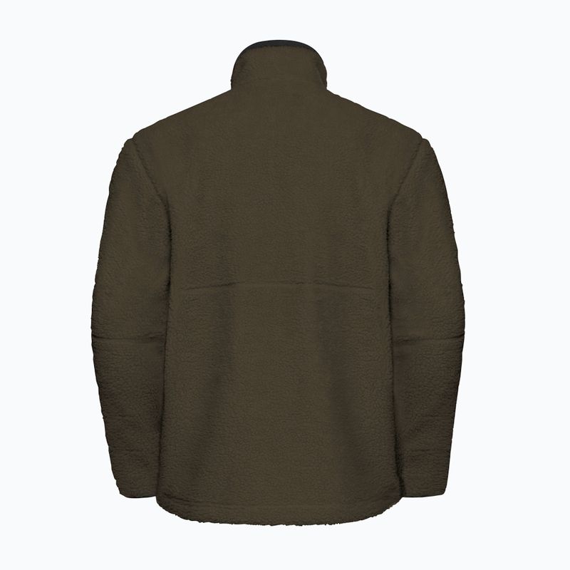 Bluza polarowa męska Jack Wolfskin Stone Lite obsidian moss 8