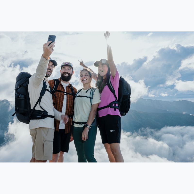 Koszulka trekkingowa damska Jack Wolfskin Vonnan foxglove 10