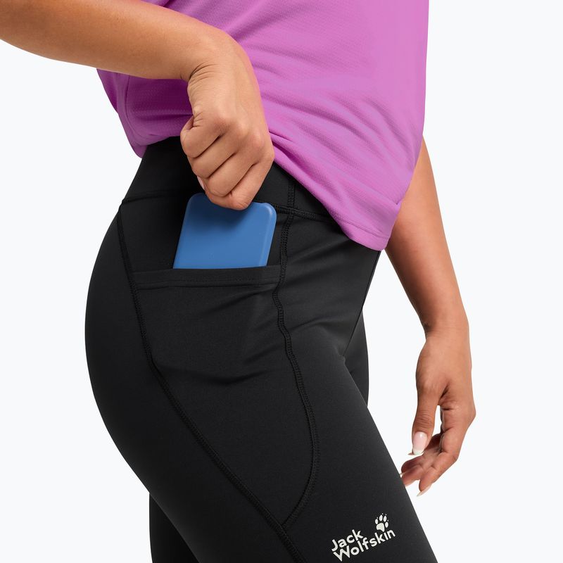 Spodenki trekkingowe damskie Jack Wolfskin Wildstride black 5