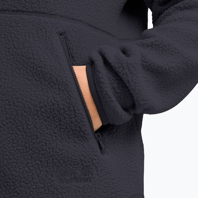 Bluza polarowa damska Jack Wolfskin Lite Curl Full Zip dark navy 6