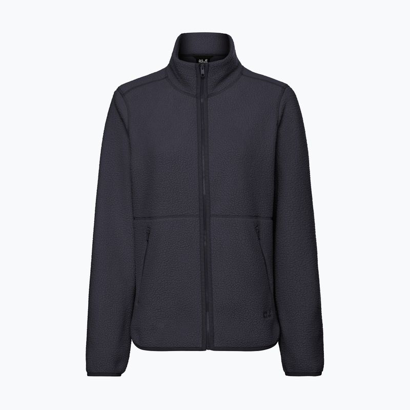 Bluza polarowa damska Jack Wolfskin Lite Curl Full Zip dark navy 7