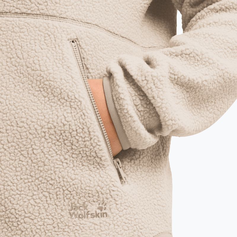 Bluza polarowa damska Jack Wolfskin Lite Curl Full Zip oyster 6