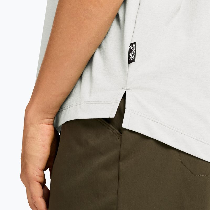 Koszulka trekkingowa damska Jack Wolfskin Travel T stark white 4