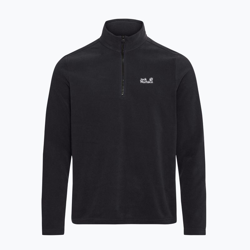 Bluza polarowa męska Jack Wolfskin Taunus 100 Half Zip black 5