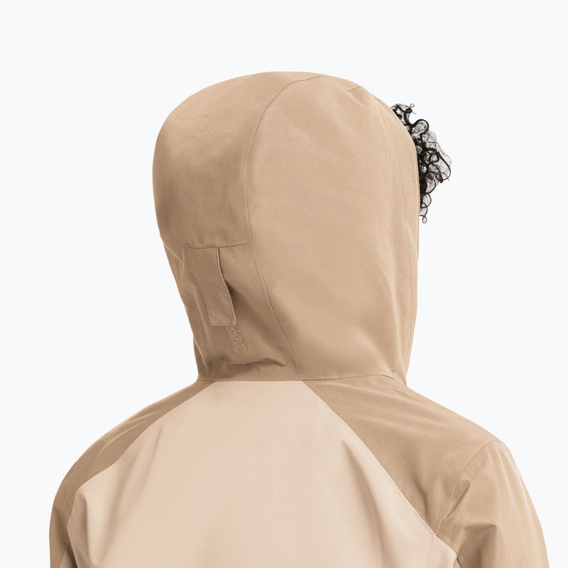 Kurtka przeciwdeszczowa damska Jack Wolfskin Wildbound 2L oyster 5