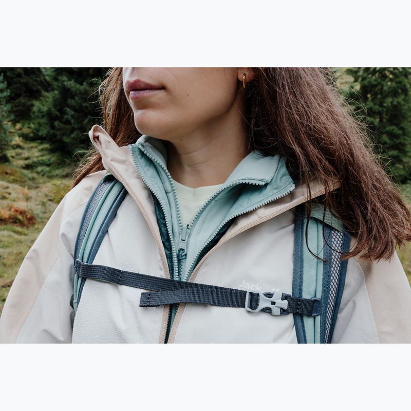 Kurtka przeciwdeszczowa damska Jack Wolfskin Wildbound 2L oyster 12