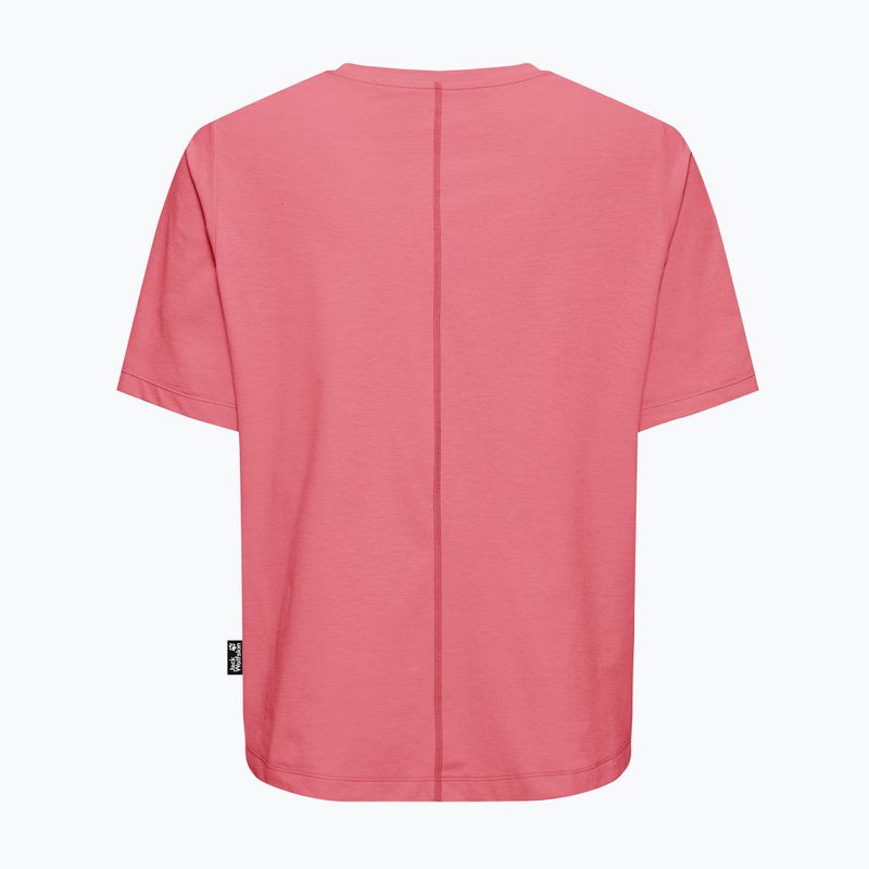 Koszulka trekkingowa damska Jack Wolfskin Travel T evening rose 6