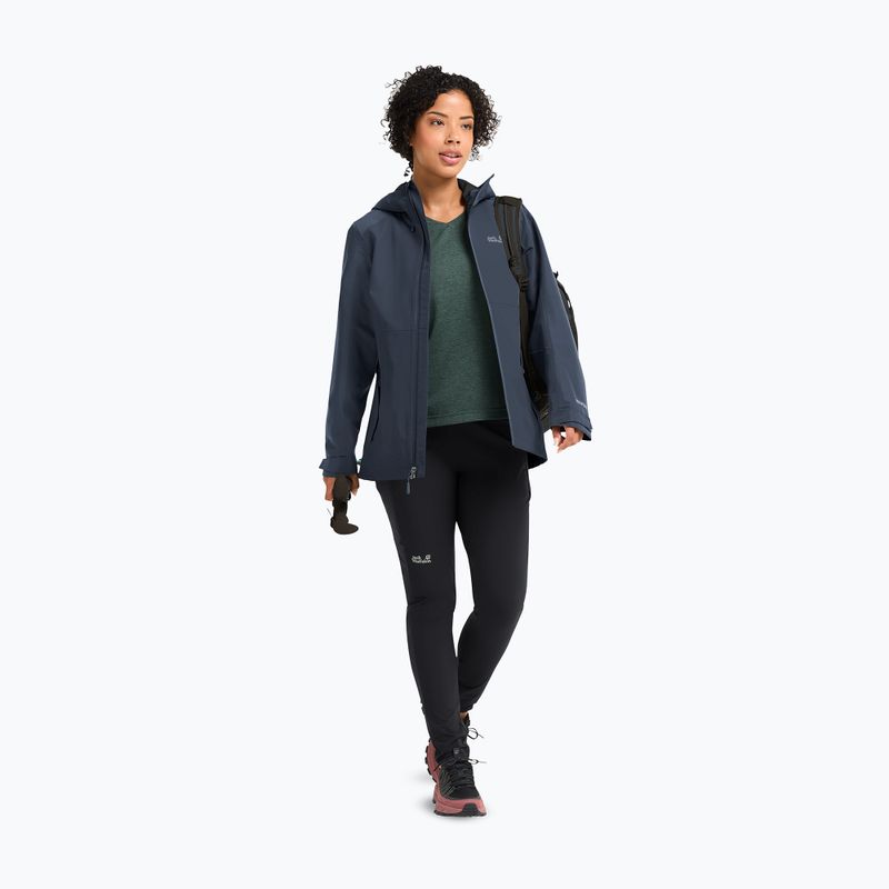 Kurtka przeciwdeszczowa damska Jack Wolfskin Wildbound 2L midnight sky 2
