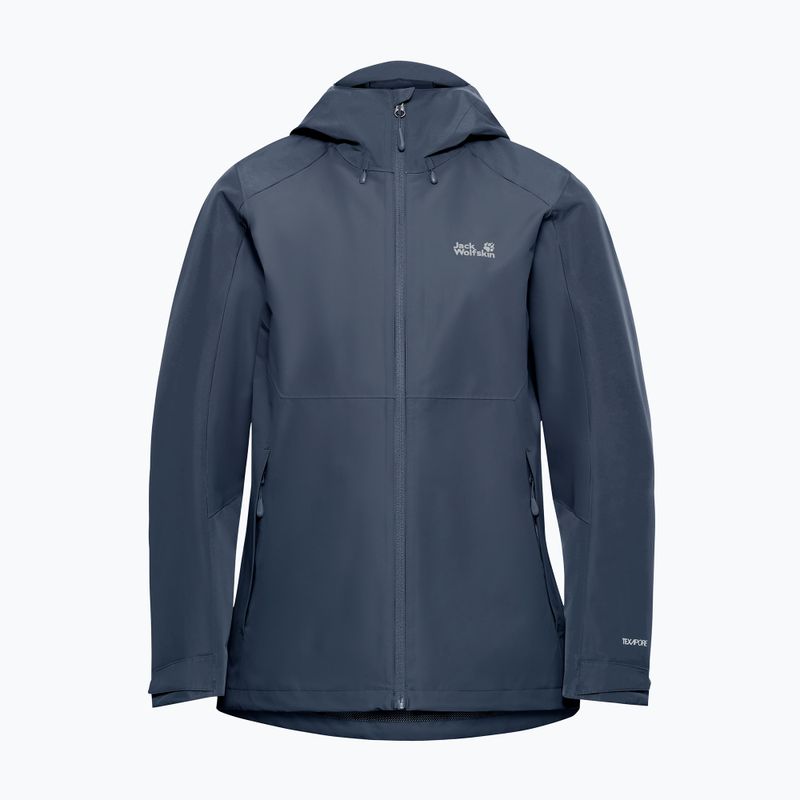Kurtka przeciwdeszczowa damska Jack Wolfskin Wildbound 2L midnight sky 7