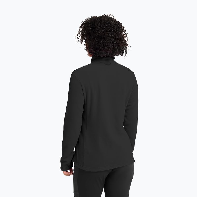 Bluza polarowa damska Jack Wolfskin Taunus 100 Full Zip black 3