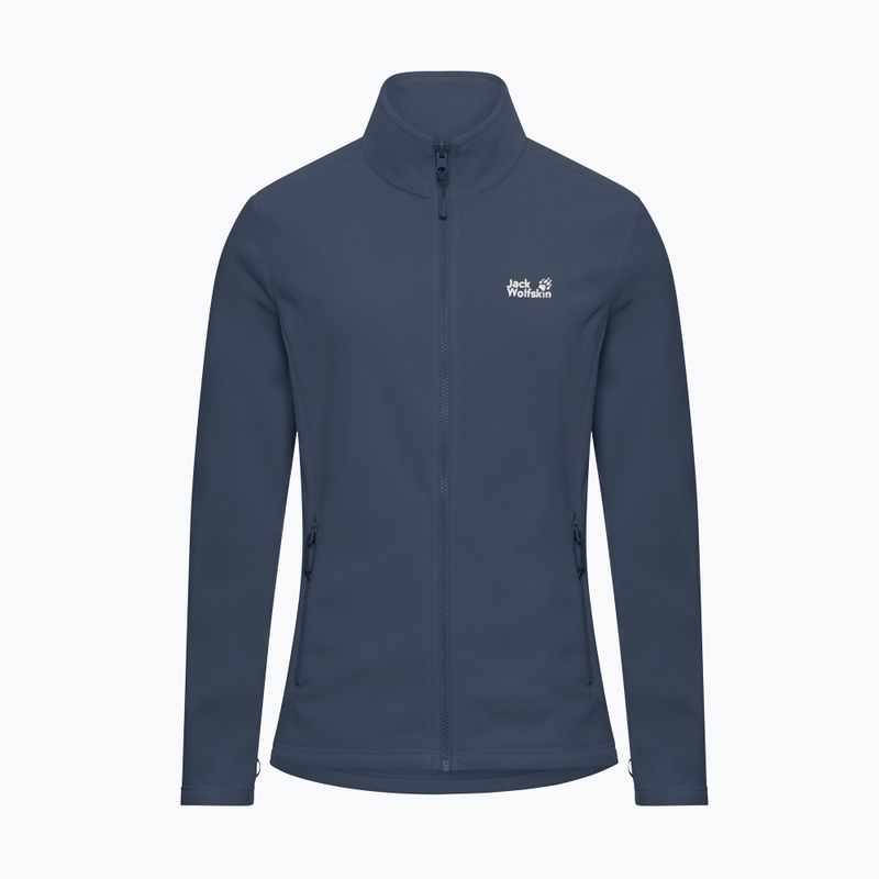 Bluza polarowa damska Jack Wolfskin Taunus 100 Full Zip midnight sky 7