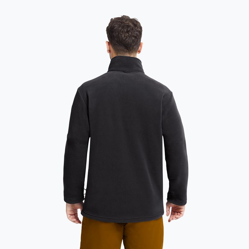 Bluza polarowa męska Jack Wolfskin Taunus 200 Full Zip black 3