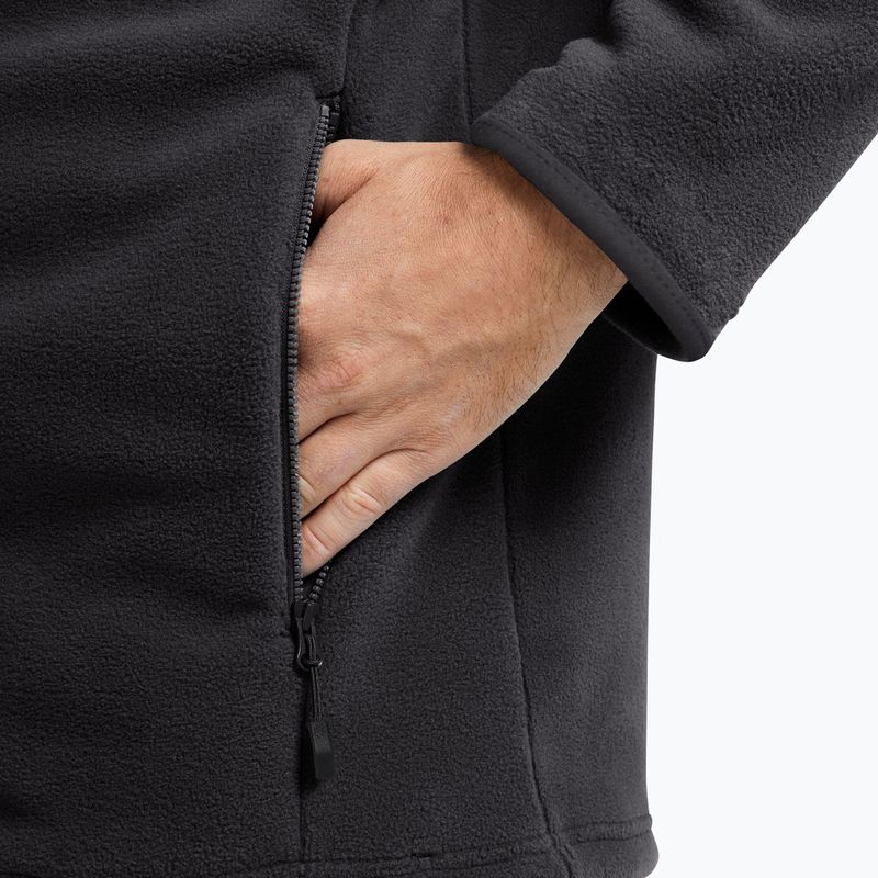 Bluza polarowa męska Jack Wolfskin Taunus 200 Full Zip black 6