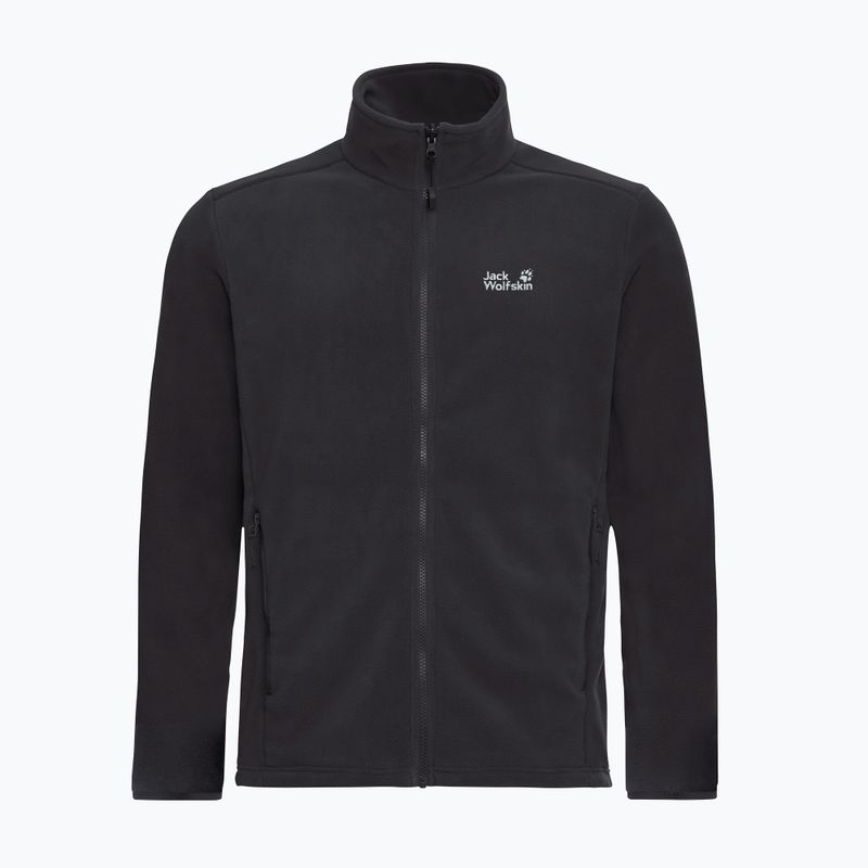 Bluza polarowa męska Jack Wolfskin Taunus 200 Full Zip black 7