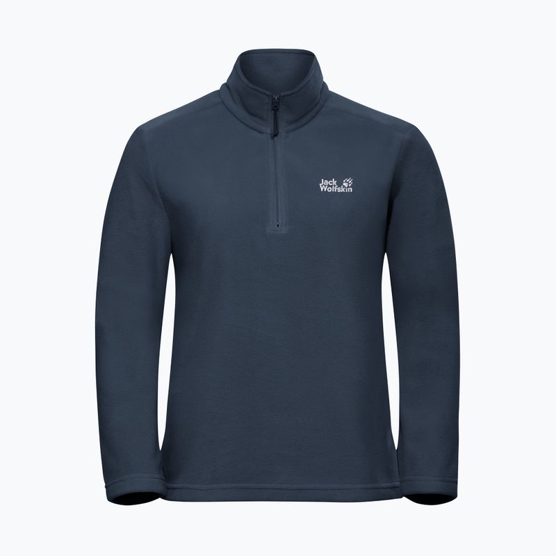 Bluza polarowa damska Jack Wolfskin Taunus 100 Half Zip midnight sky 5
