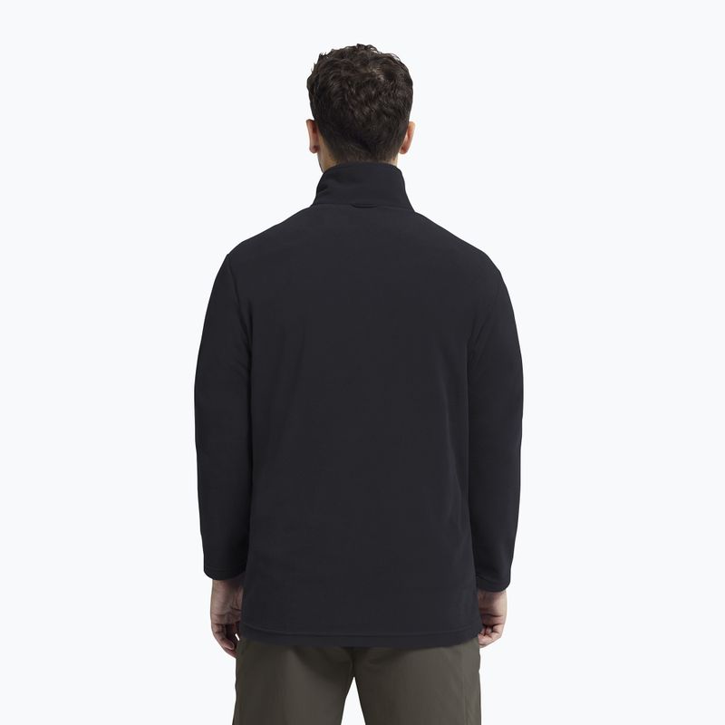 Bluza polarowa męska Jack Wolfskin Taunus 100 Full Zip black 3