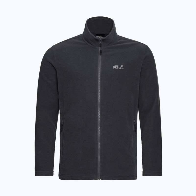 Bluza polarowa męska Jack Wolfskin Taunus 100 Full Zip black 7