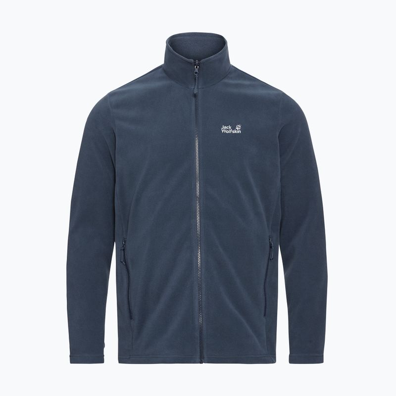 Bluza polarowa męska Jack Wolfskin Taunus 100 Full Zip midnight sky 7