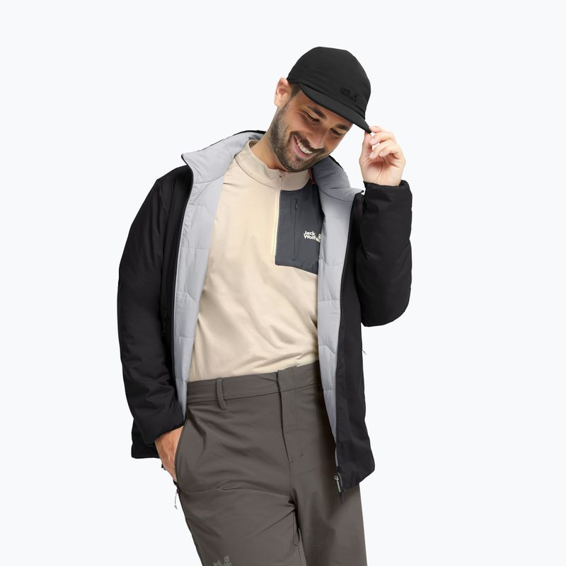 Kurtka ocieplana męska Jack Wolfskin Trail Light Ins 2IN1 black 4