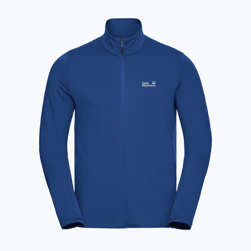 Bluza trekkingowa męska Jack Wolfskin Litestride Full Zip blue orchid 7