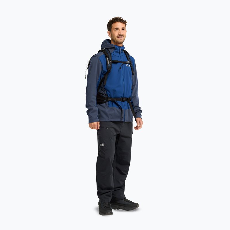 Kurtka softshell męska Jack Wolfskin Skyvail blue orchid 2
