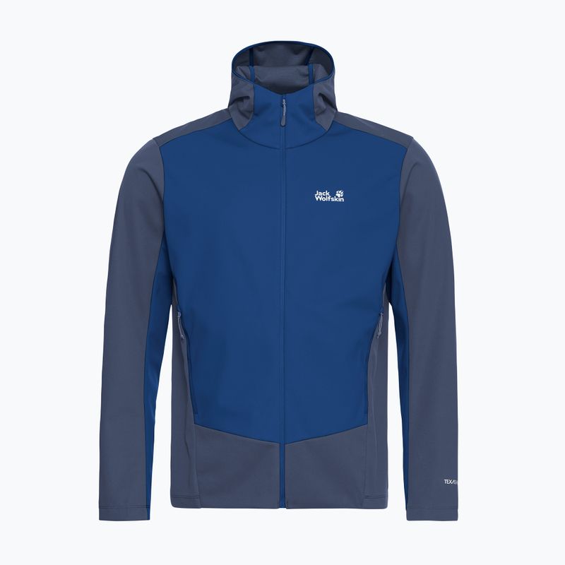 Kurtka softshell męska Jack Wolfskin Skyvail blue orchid 7