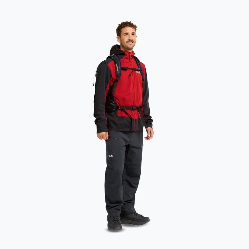 Kurtka softshell męska Jack Wolfskin Skyvail siren red 2