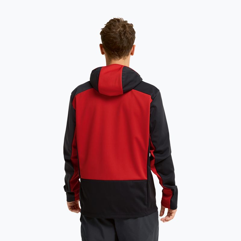 Kurtka softshell męska Jack Wolfskin Skyvail siren red 3