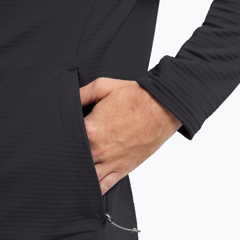 Bluza trekkingowa męska Jack Wolfskin Litestride Full Zip black 6