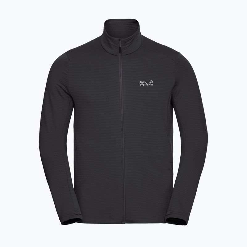 Bluza trekkingowa męska Jack Wolfskin Litestride Full Zip black 7