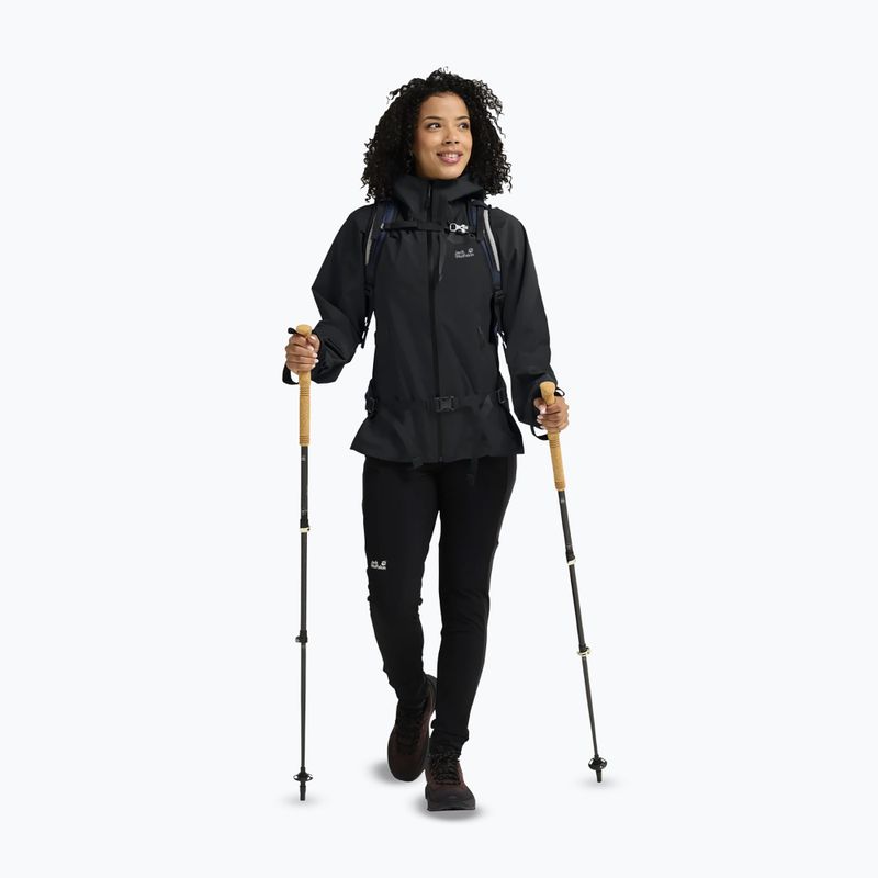 Kurtka przeciwdeszczowa damska Jack Wolfskin Rockpaw 3L phantom 2