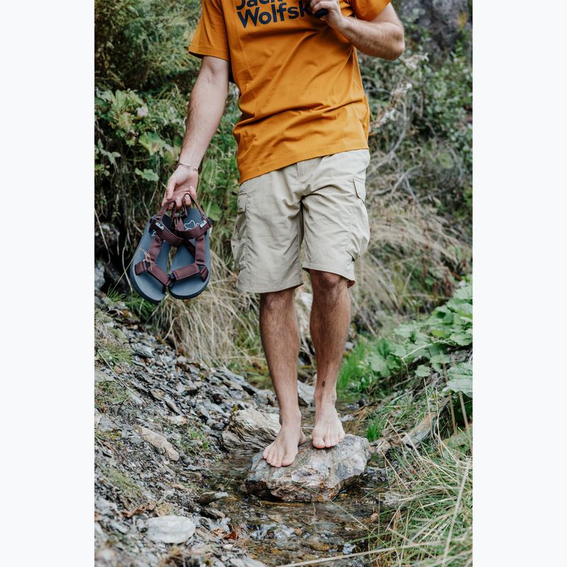 Sandały męskie Jack Wolfskin Taiga dark mahogany 8